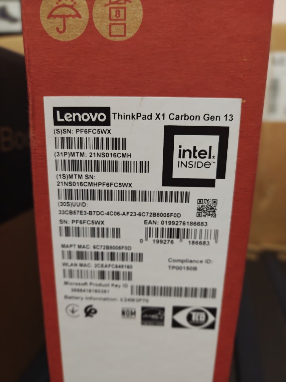 Lenovo ThinkPad X1 Carbon Gen 13 U5 228V/32GB/512GB Win 11 - Зображення 8