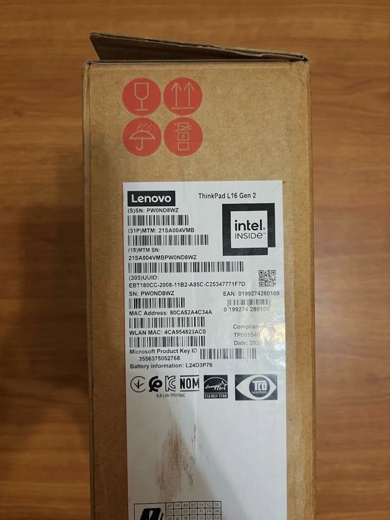 Lenovo Thinkpad L16 Gen 2 U5 225U/16GB/512GB Win. 11 Pro - Зображення 8