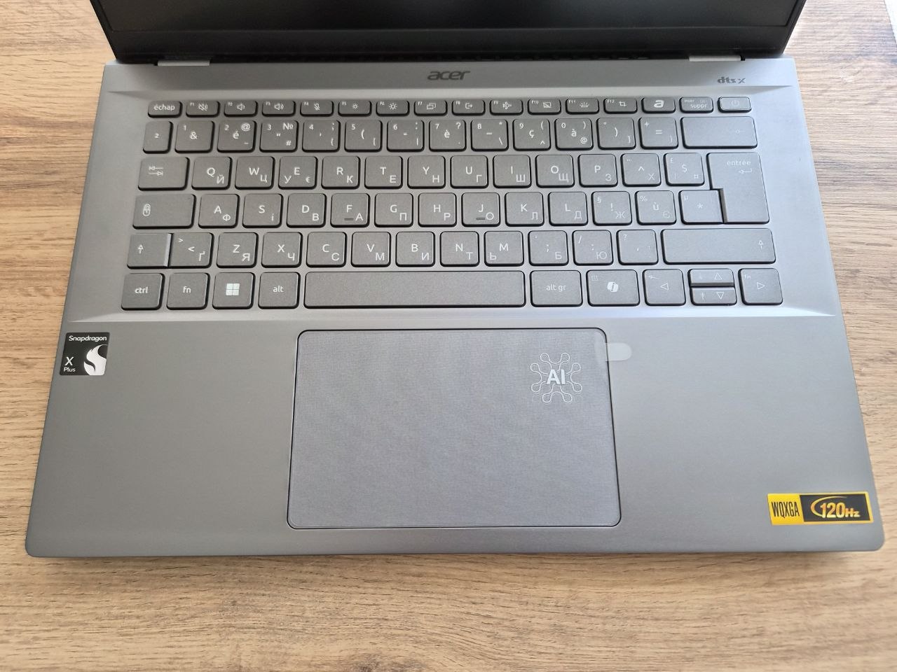 Acer Swift 14 AI SF14-11 QHD 120Hz Qualcomm Snapdragon X Plus X1P-64-100/16GB/1TB Win.11 - Зображення 3