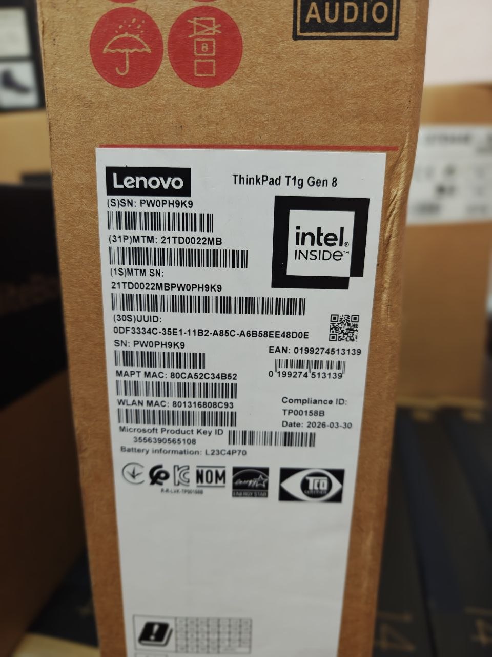 Lenovo ThinkPad T1g Gen 8 RTX 5060/U7 255H/32GB/512GB Win.11 - Зображення 9