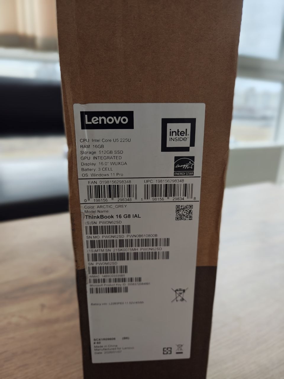 Lenovo ThinkBook 16 G8 IAL U5 225U/16GB/512GB Win.11 - Зображення 2